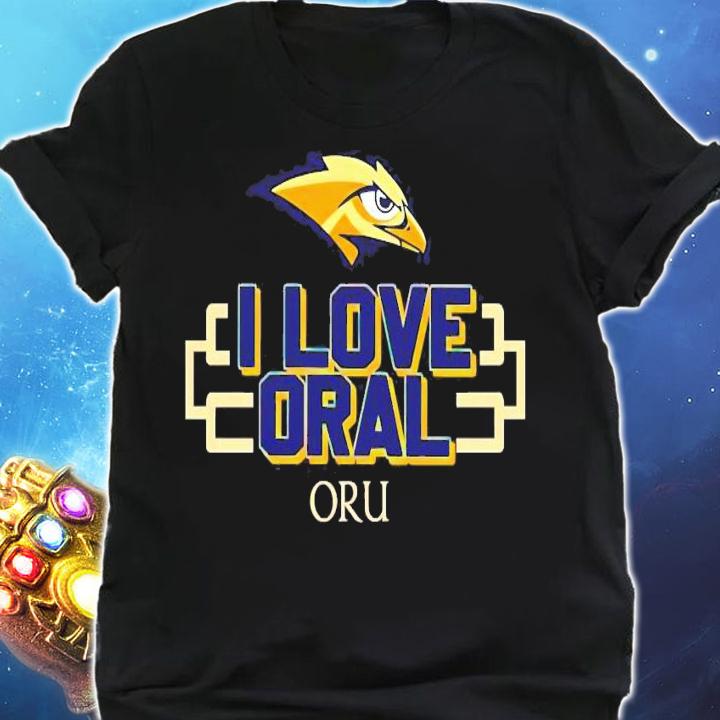 NCAA Oral Roberts University I Love Oral Oru t-shirt shirt
