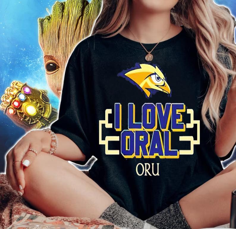 NCAA Oral Roberts University I Love Oral Oru t-shirt woman shirt