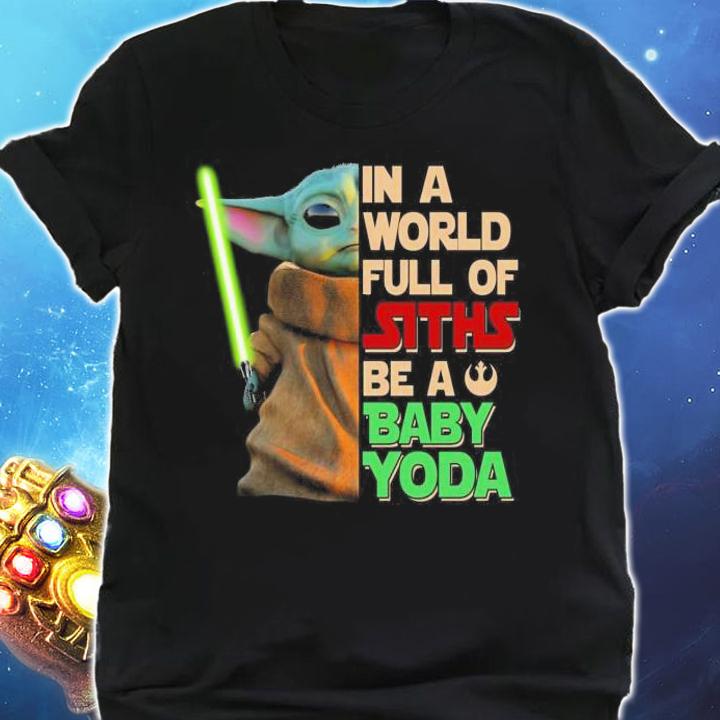World Full Siths Baby Yoda t-shirt shirt
