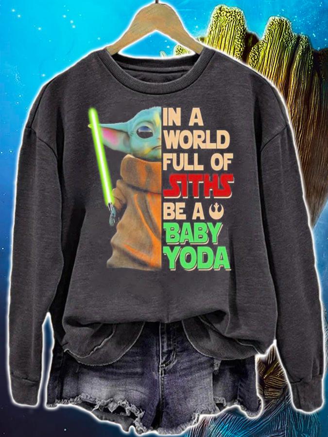 World Full Siths Baby Yoda t-shirt sweatshirt
