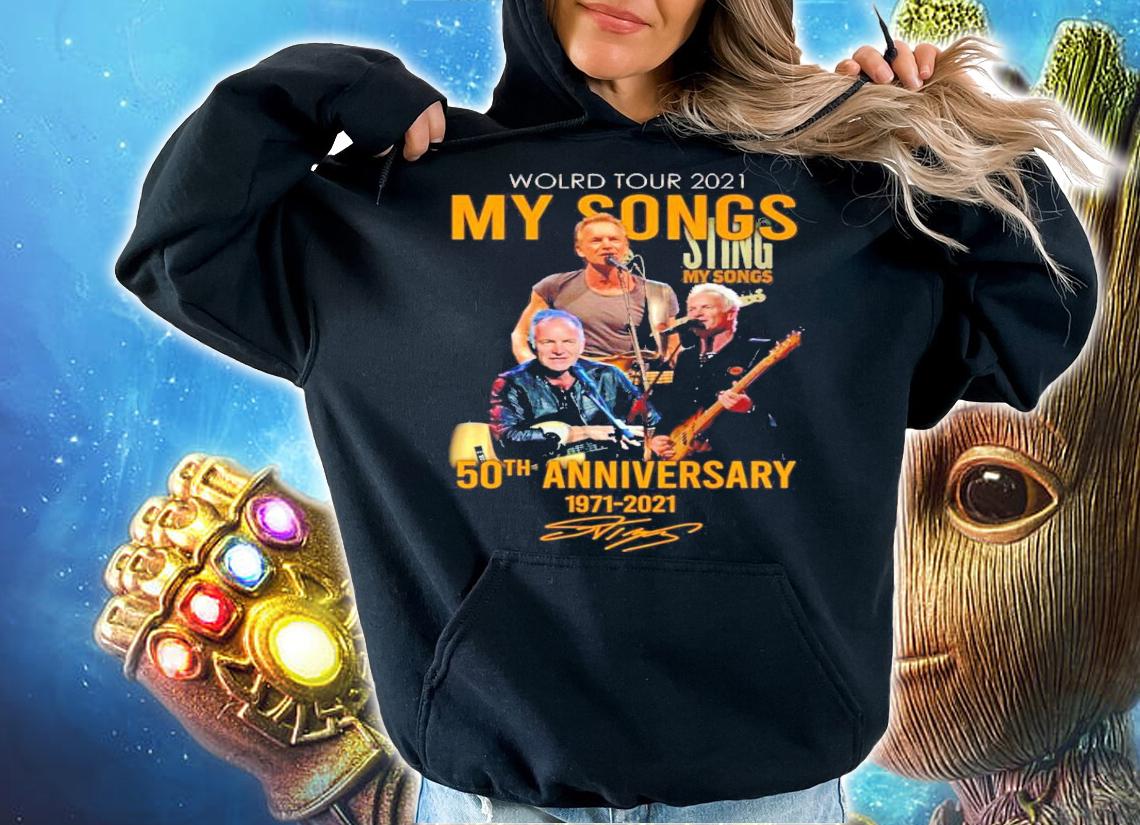 World tour 2021 Sing My Songs 50th anniversary 1971-2021 signature shirt hoodie