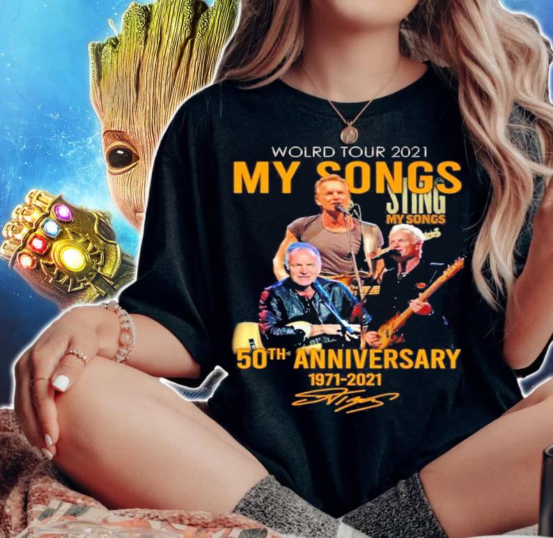 World tour 2021 Sing My Songs 50th anniversary 1971-2021 signature shirt woman shirt