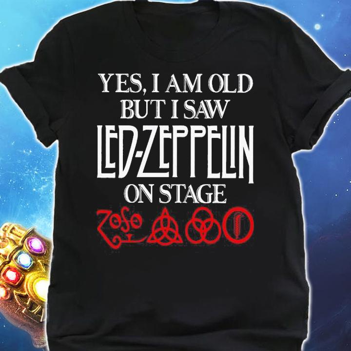 Yes Old Saw Led Zeppelin Stage t-shirt shirt