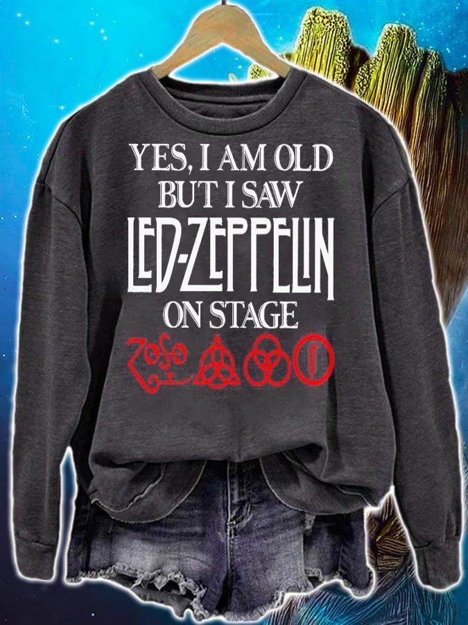 Yes Old Saw Led Zeppelin Stage t-shirt sweatshirt