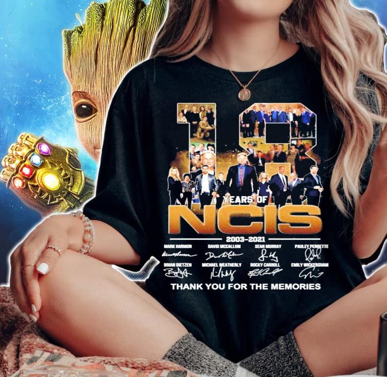 18 Years Of NCIS 2003-2021 Signatures shirt woman shirt