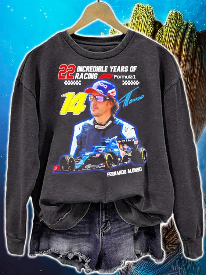 22 incredible years of racing Fernando Alonso signature shirt sweatshirt