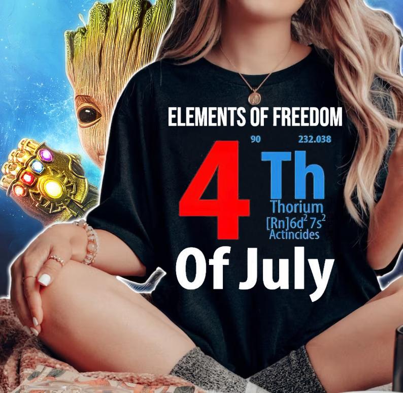 4th of July element of freedom shirt woman shirt