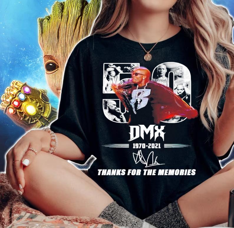 50 years DMX 1970-2021 signature shirt woman shirt