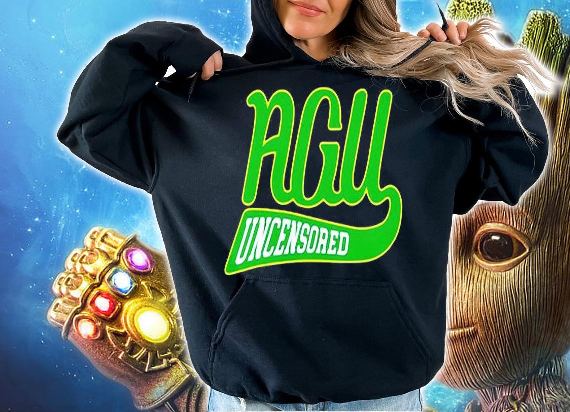 Agu Uncensored logo t-shirt hoodie