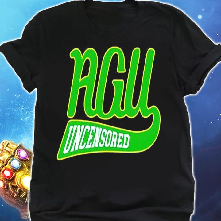 Agu Uncensored logo t-shirt shirt