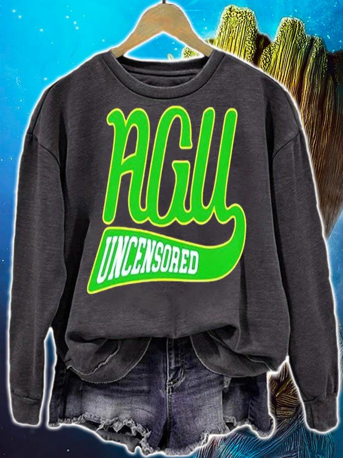 Agu Uncensored logo t-shirt sweatshirt