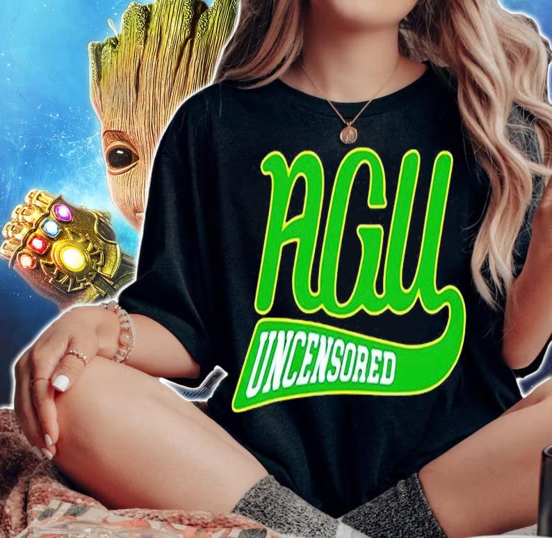 Agu Uncensored logo t-shirt woman shirt