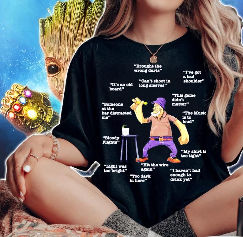 Brought the wrong darts Ive got a bag shoulder shirt woman shirt
