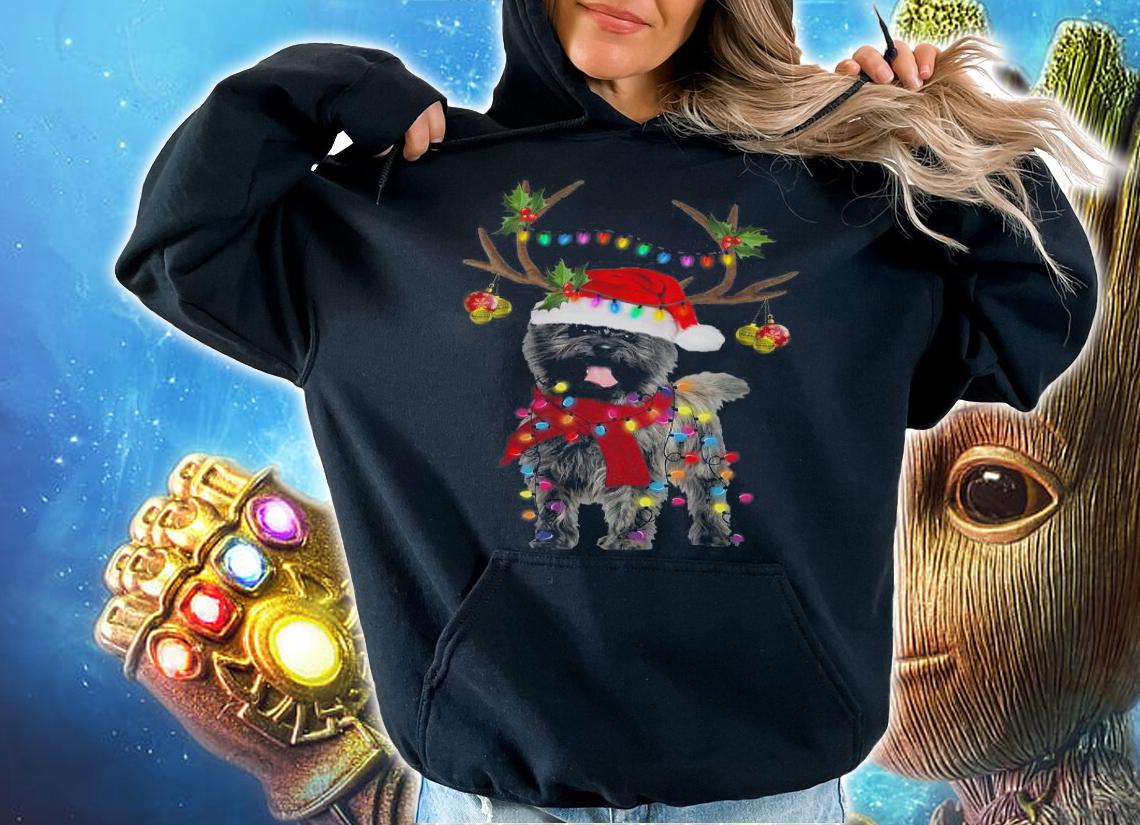 Cairn Terriers gorgeous reindeer Christmas sweater t-shirt hoodie