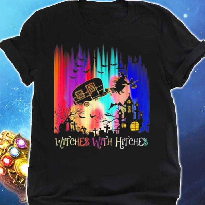 Camping Witches Hitches Halloween t-shirt shirt
