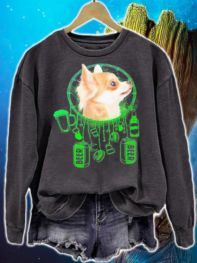 Chihuahua Dreamcatcher Beer t-shirt sweatshirt