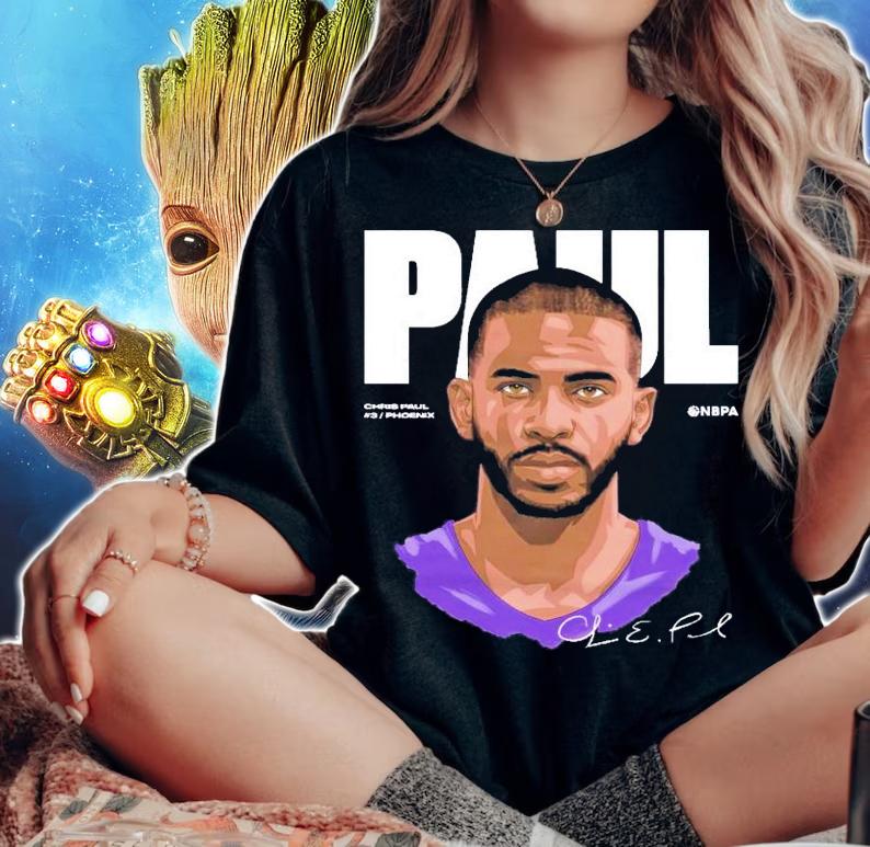 Chris Paul Phoenix Suns Basketball signature shirt woman shirt