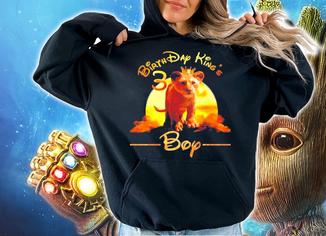 Birthday Kings Boy Tiger shirt hoodie