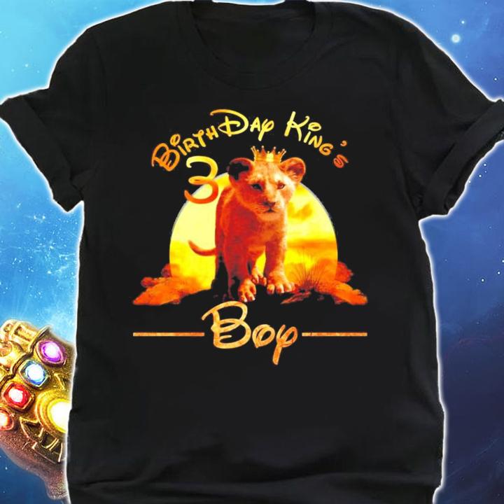 Birthday Kings Boy Tiger shirt shirt