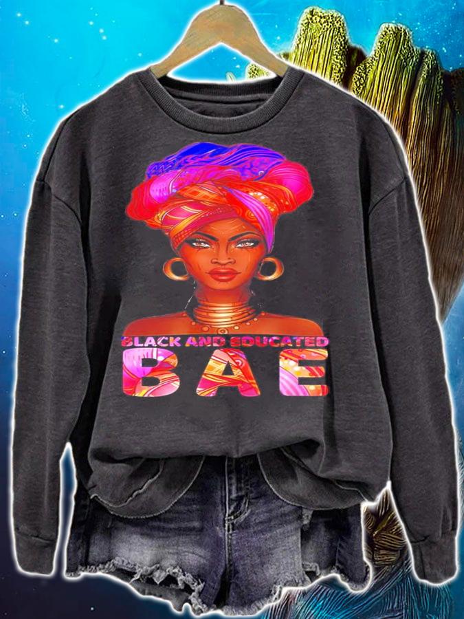 Black And Educated Bae shirt sweatshirt