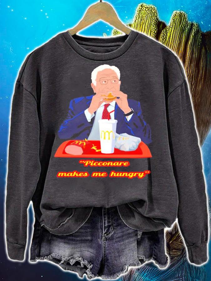 Cossiga Picconare makes me hungry shirt sweatshirt