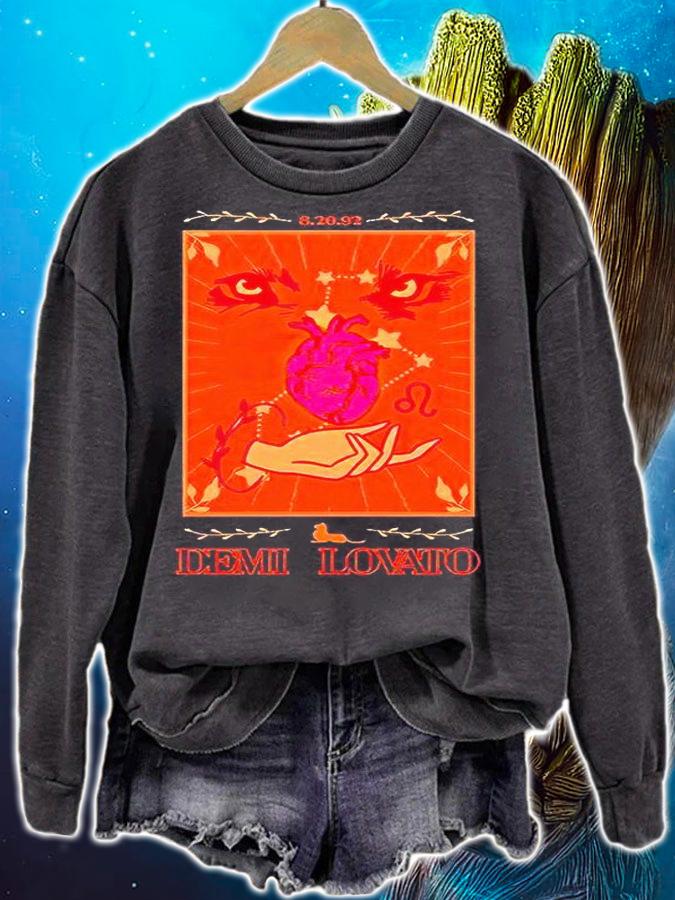 Demi Lovato Lions eye T-shirt sweatshirt