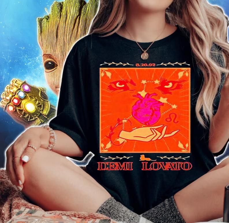 Demi Lovato Lions eye T-shirt woman shirt