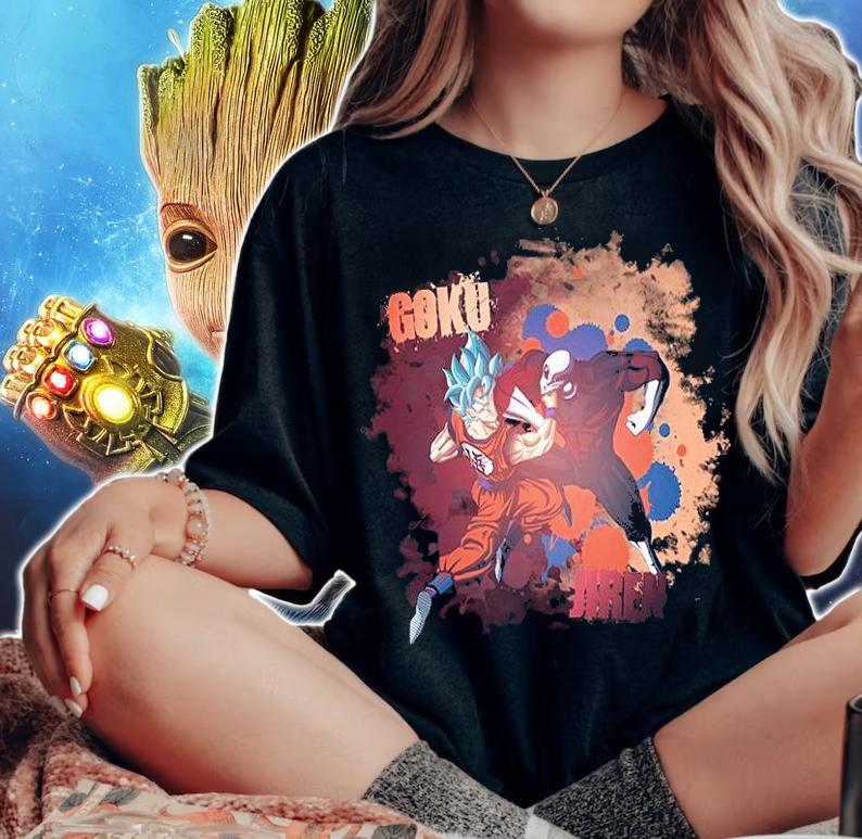 Dragon Ball Super Goku vs Jiren T-shirt woman shirt