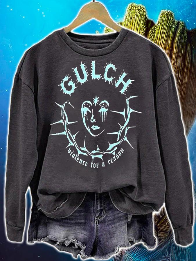 Gulch Band Camp violence for a reason T-shirt sweatshirt