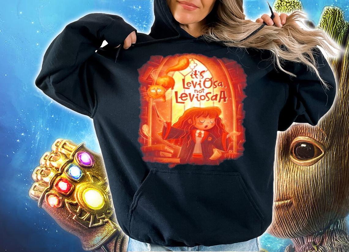 Harry Potter Hermione Granger chibi Its leviOsa not Leviosa shirt hoodie