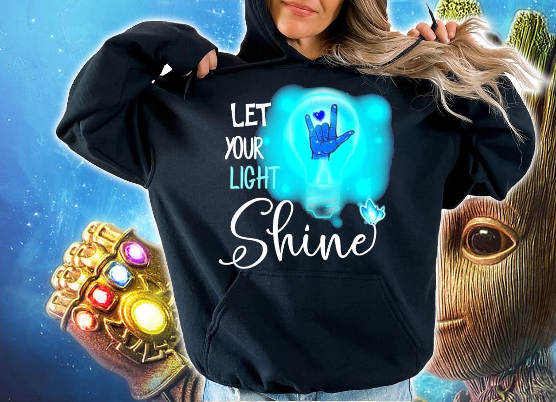 Let your light shine shirt hoodie