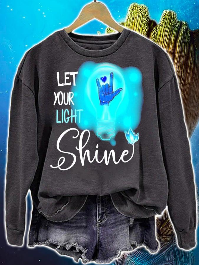 Let your light shine shirt sweatshirt