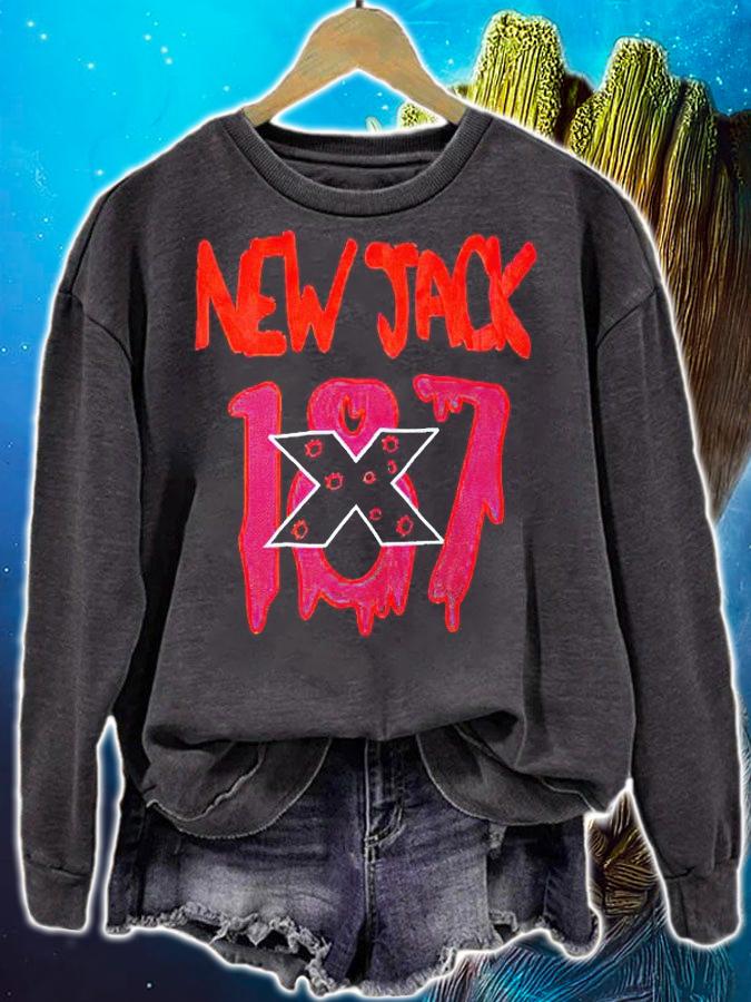New Jack 187 original gangsta T-shirt sweatshirt