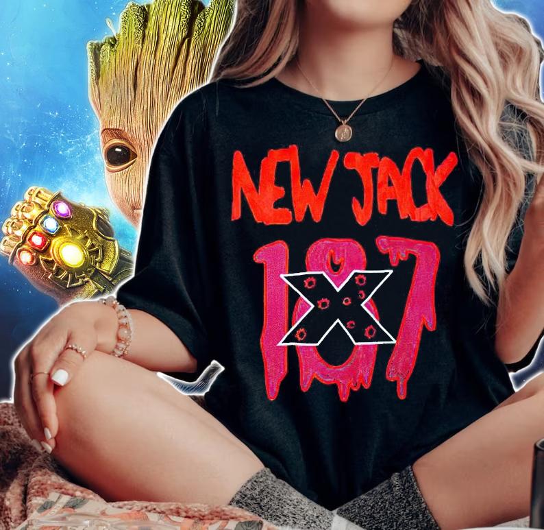 New Jack 187 original gangsta T-shirt woman shirt
