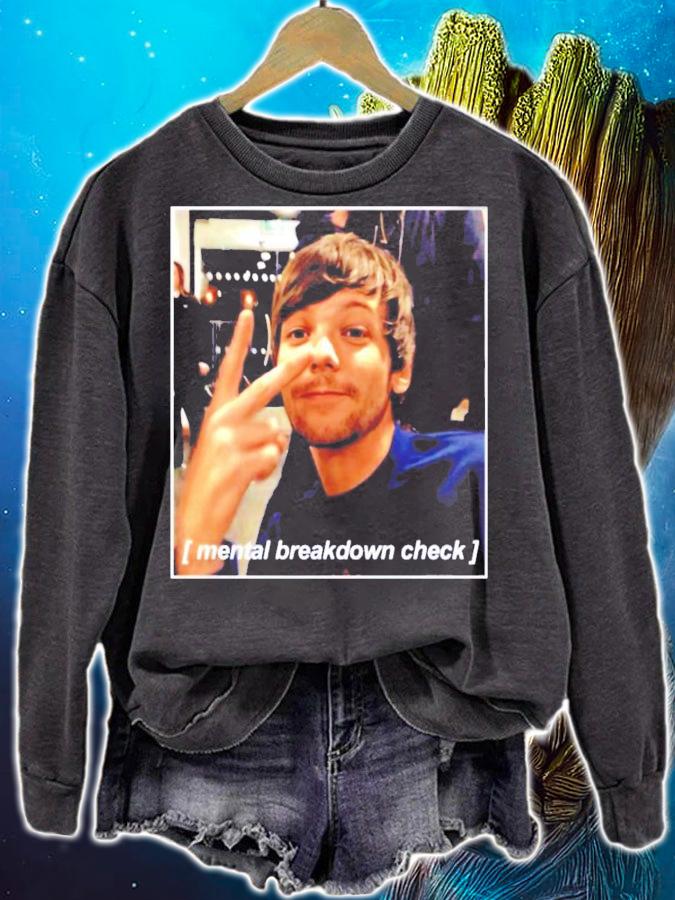 Official Tomlinson Mental Breakdown Check shirt sweatshirt