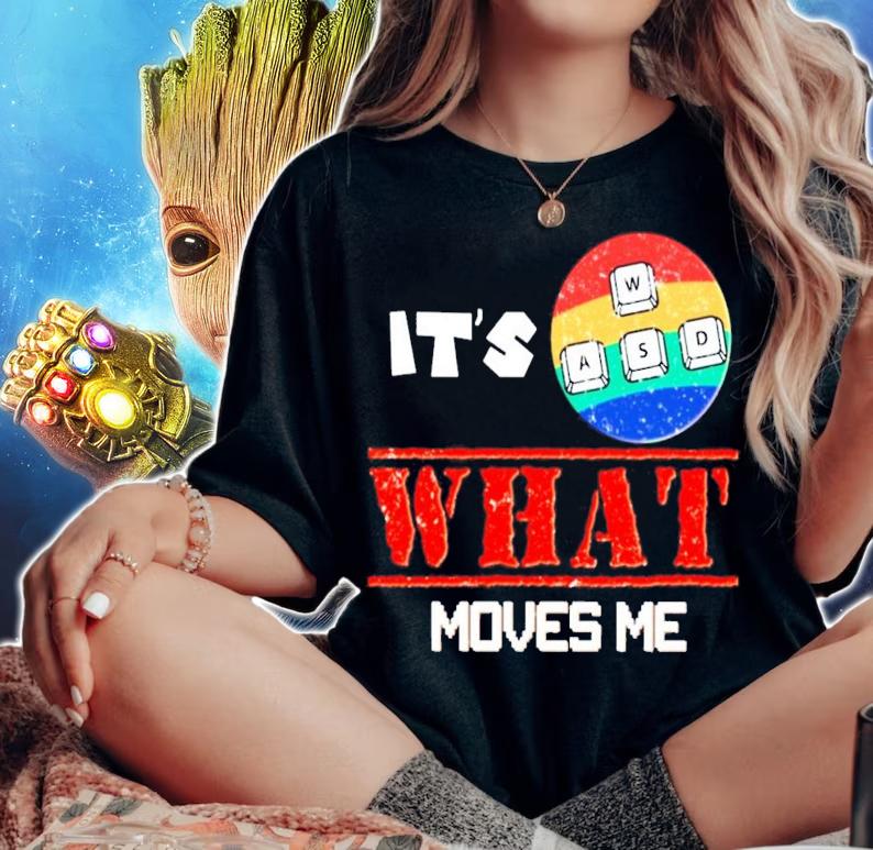 Official Wasd It's what moves me shirt woman shirt