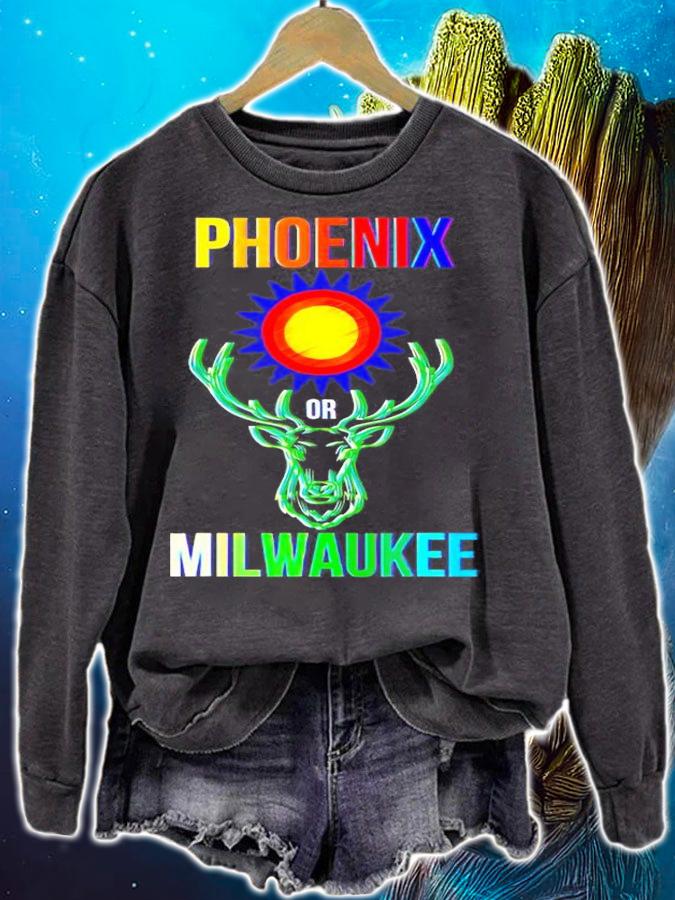 Phoenix Vs Milwaukee Finals Basketball Retro Championship shirt sweatshirt