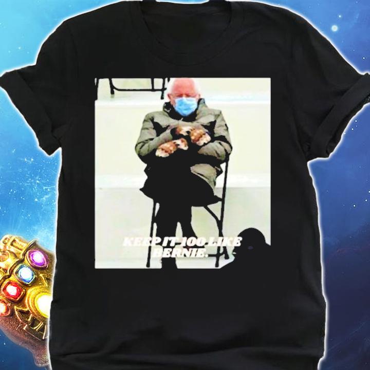 Bernie Sanders face mask keep It 100 like Bernie shirt shirt