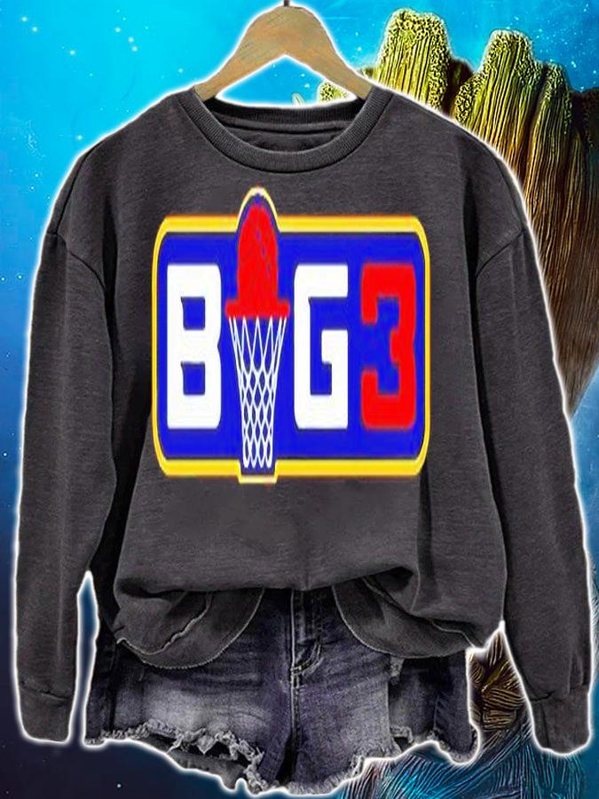 BIG3 logo Basketball t-shirt sweatshirt