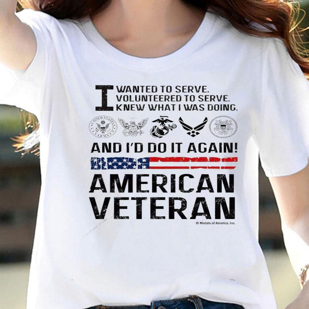 I wanted to serve volunteered to serve knew what I was doing shirt woman shirt