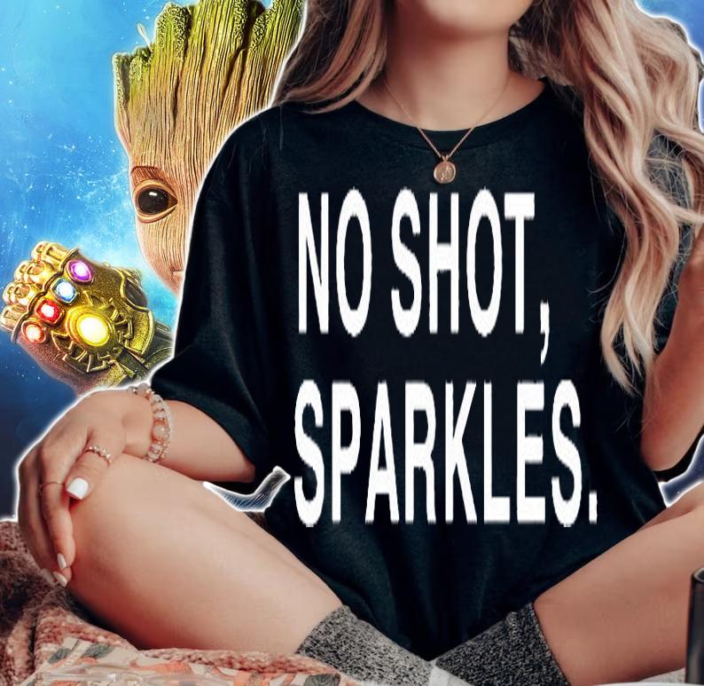 No shot sparkles T-shirt woman shirt