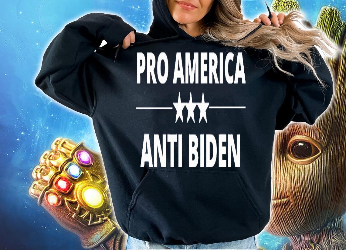 Pro America Anti Biden Impeach Biden Harris 2021 T-Shirt hoodie
