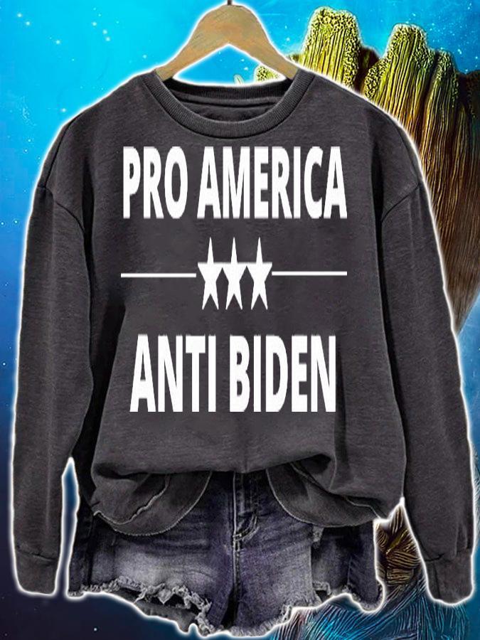 Pro America Anti Biden Impeach Biden Harris 2021 T-Shirt sweatshirt