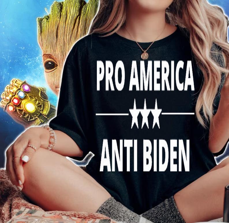 Pro America Anti Biden Impeach Biden Harris 2021 T-Shirt woman shirt