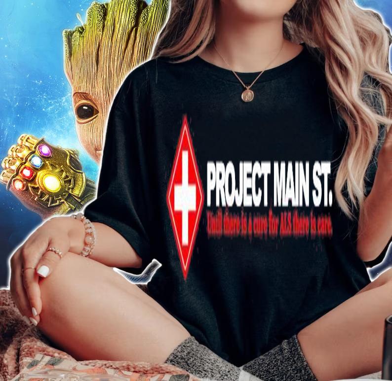 Project main street logo shirt woman shirt