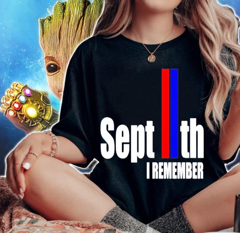 Sept IIth I remember shirt woman shirt