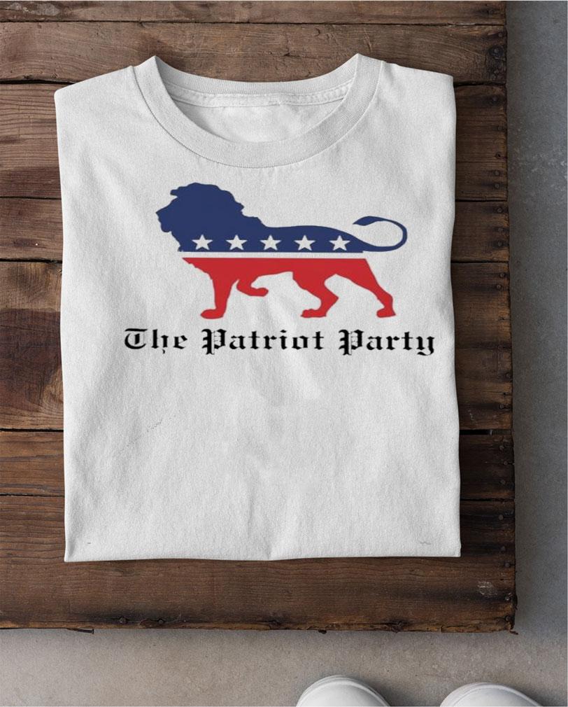 Lion The Patriot Party shirt shirt