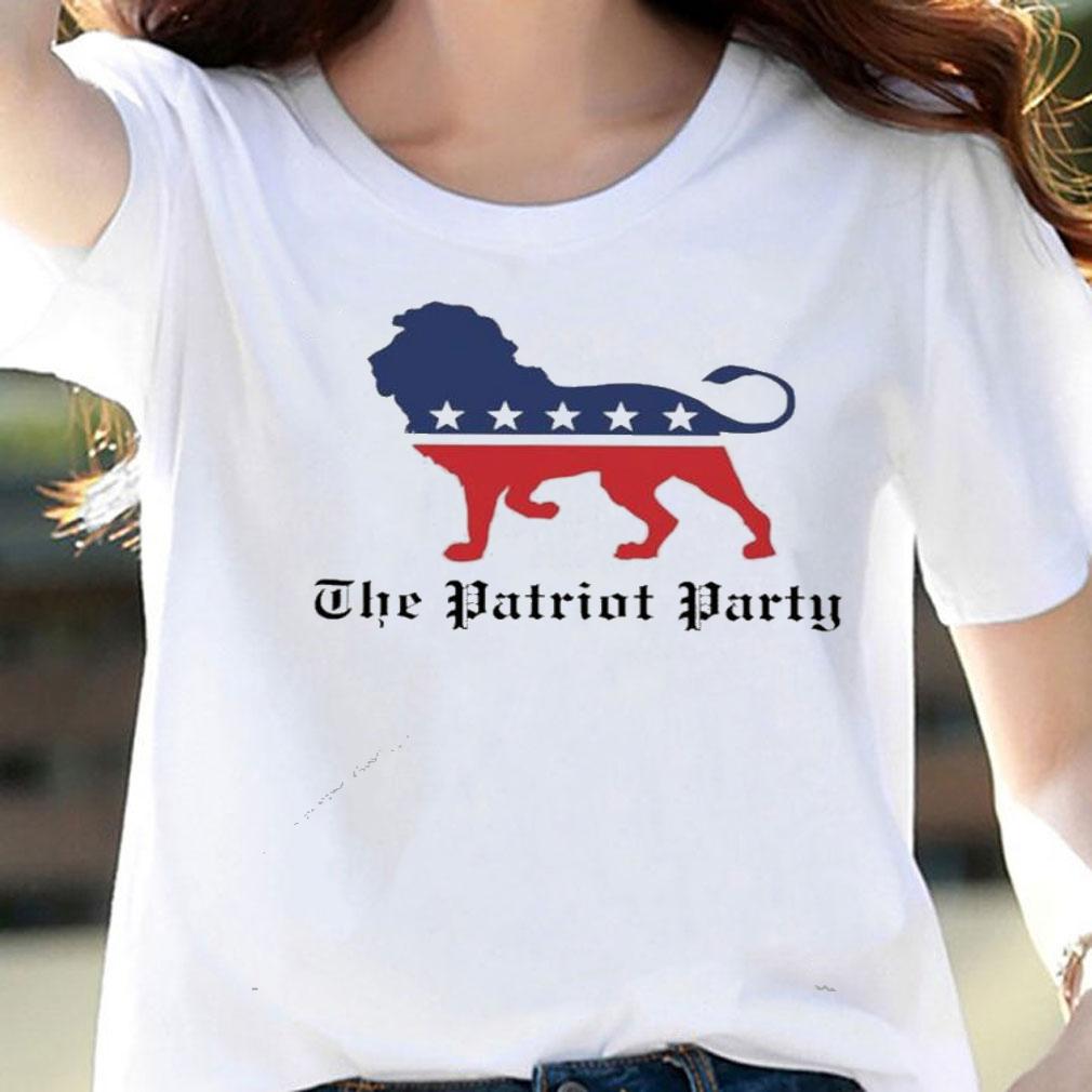 Lion The Patriot Party shirt woman shirt