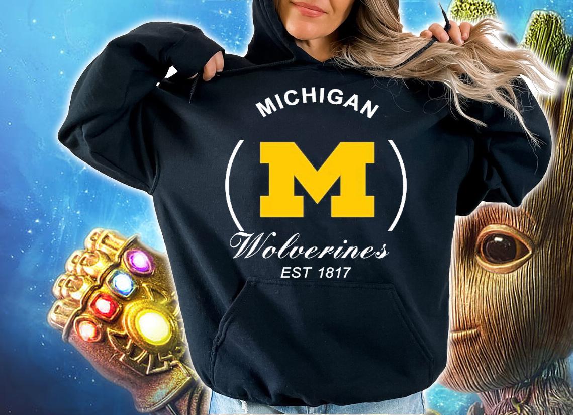 Michigan Wolverines est 1817 shirt hoodie