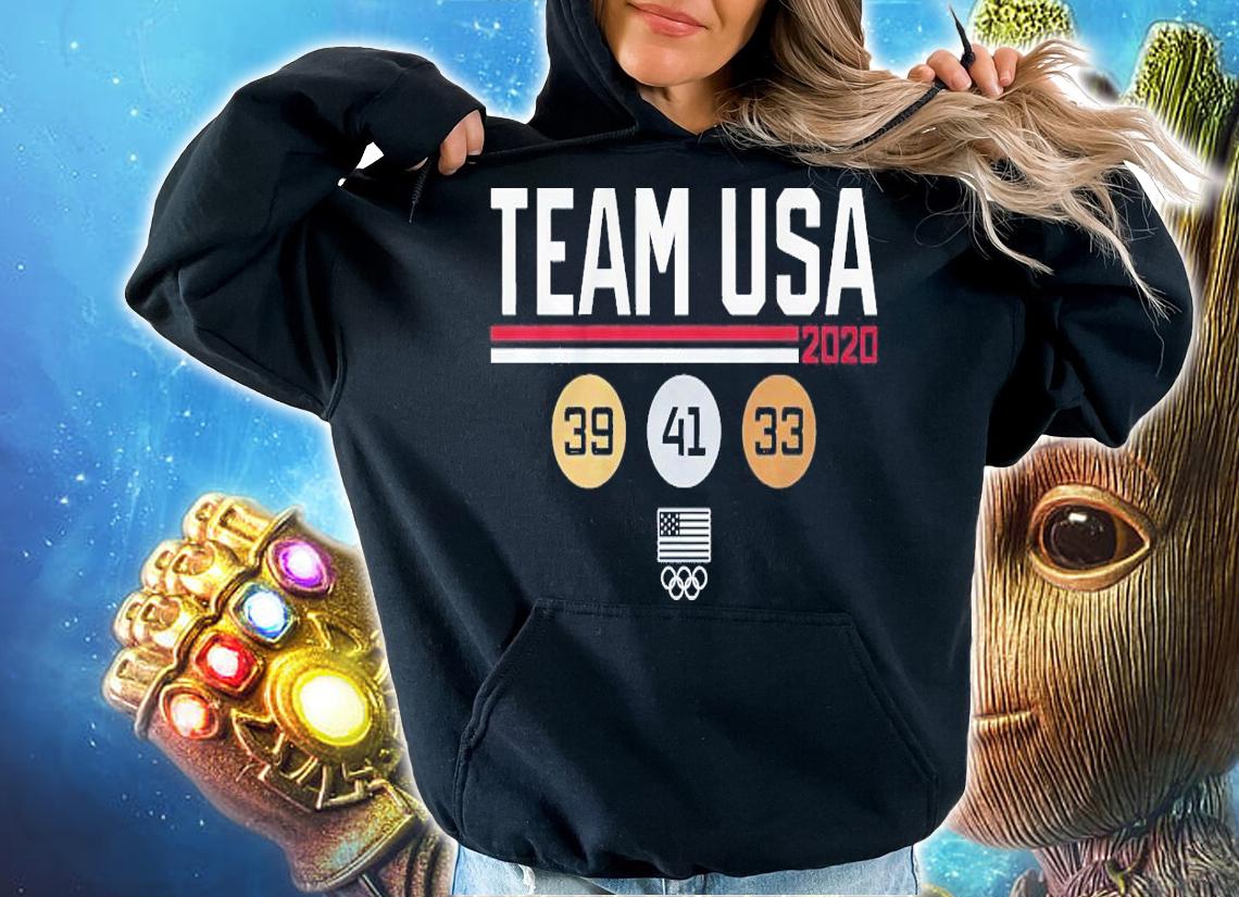 Team USA medal count shirt hoodie